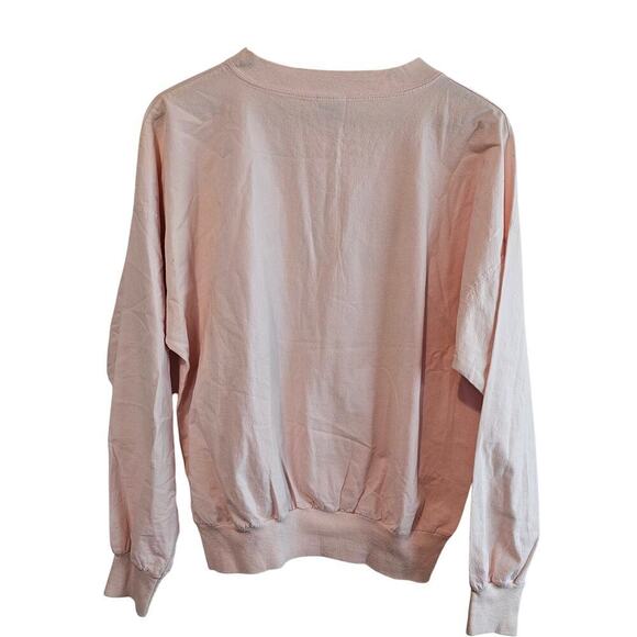 Vintage Cat Shirt Women Large Pink 80s Patchwork Grandma Rustic Cottage Retro - Picture 2 of 16